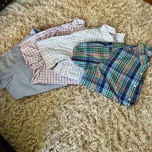 4 men’s XXL Short Sleeve button down shirts. EUC.